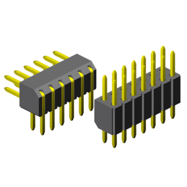 Einlöt Technologie (THT) – High Base Board-to-Board Stiftleisten
