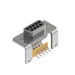 THT version -90°- open body with mounting brackets