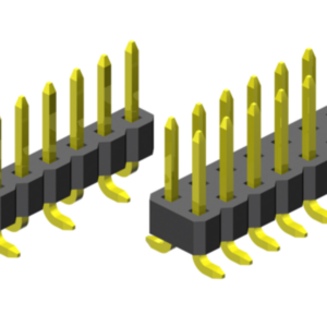 Surface-mount soldering (SMT) - vertical pin headers
