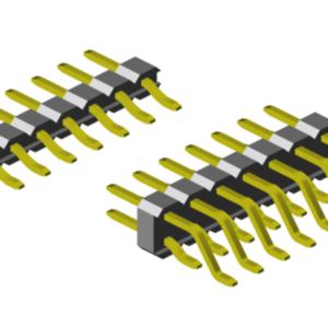 Surface-mount soldering (SMT) - horizontal pin headers