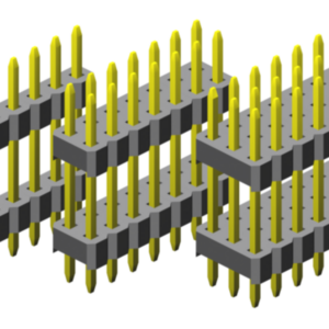 Through-hole soldering (THT) - double plastic board spacer pin headers
